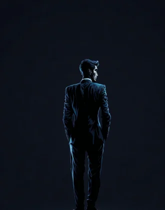 Leonardo_Diffusion_photoportrait_businessman_silhouette_super_0